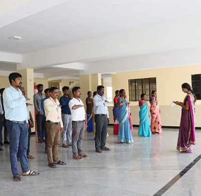 E. S. Arts and Science College (Co.ED) Villupuram Vigilance Pledge photo 3